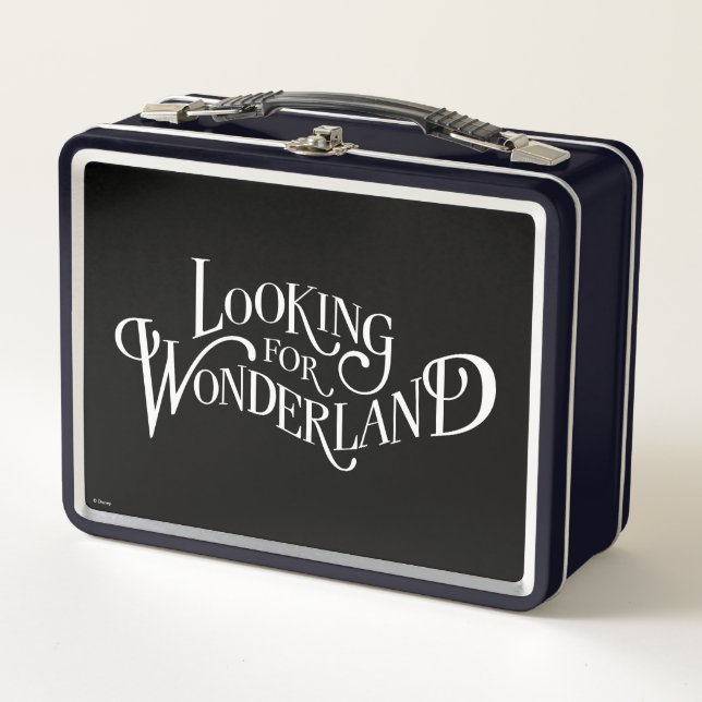 Lunch Box Typographie| À la recherche de Wonderland (Devant)