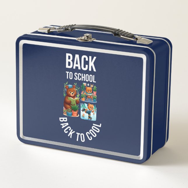 Lunch Box Typographie Extraordinaire Retour à la conception  (Devant)