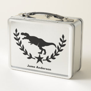 Lunch Box Tyrannosaurus Dinosaure Silhouette