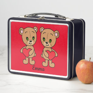 Lunch Box Un mignon bébé ours de coeur