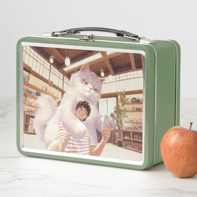 Lunch Box Un selfie avec le géant du fluffy (En situation)