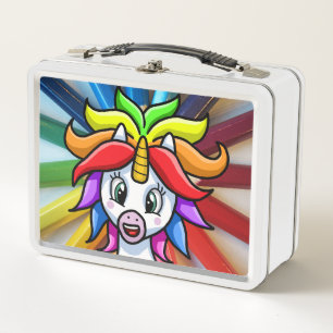 Lunch Box Unicorne arc-en-ciel