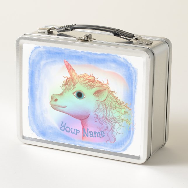 Lunch Box Unicorne Lightning (Devant)