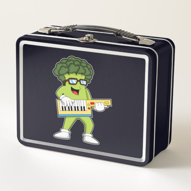Lunch Box Vegan Broccoli at Music with Guitar (Devant)