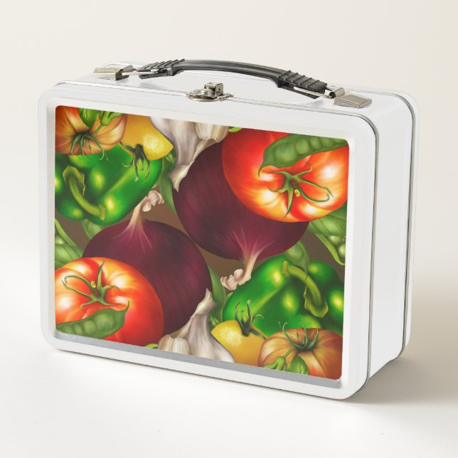 Lunch Box Vegetables and Herbs Organic Natural Fresh Food (Devant)