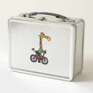 Lunch Box Vélo cool Giraffe équitation
