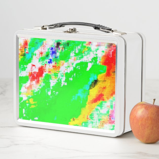 Lunch Box Vert Glitchin (En situation)