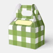 Lunch Box Vichy green