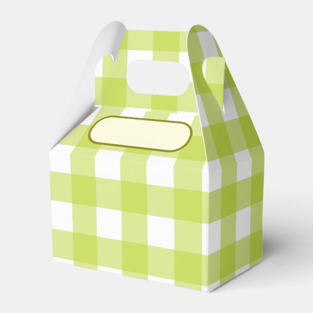Lunch Box Vichy Light Gray (Front Side)