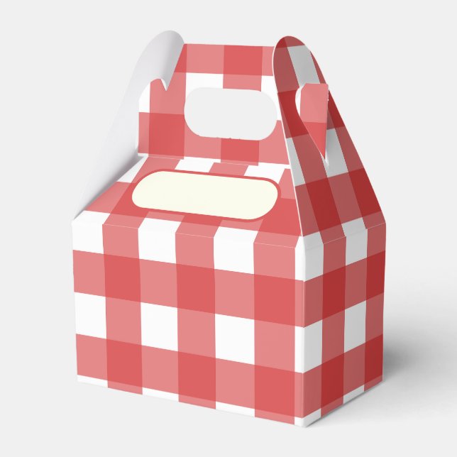 Lunch Box Vichy red (Front Side)