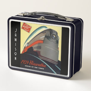 Lunch Box Vintage Hiawatha Train Publicité
