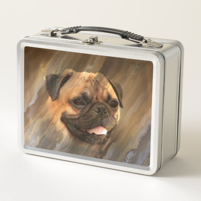 Lunch Box Visage de carlin (Devant)