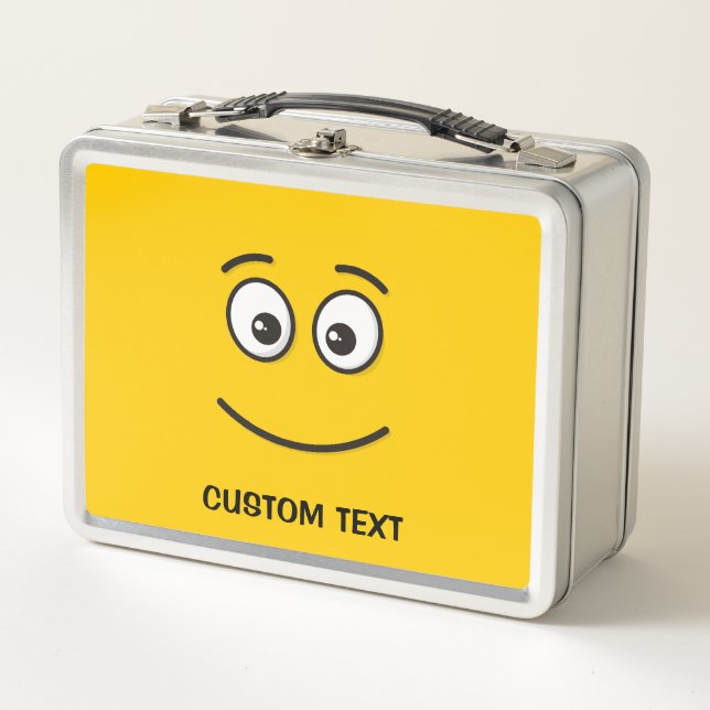 Lunch Box Visage souriant avec yeux ouverts (Devant)