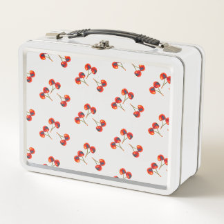 Lunch Box Vivid Motif Red Cherry