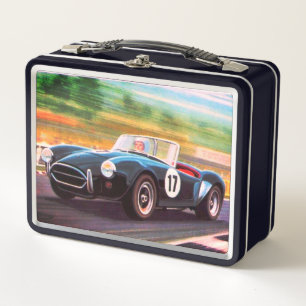 Lunch Box Voiture de course vintage 