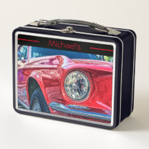 Voiture rouge stylé