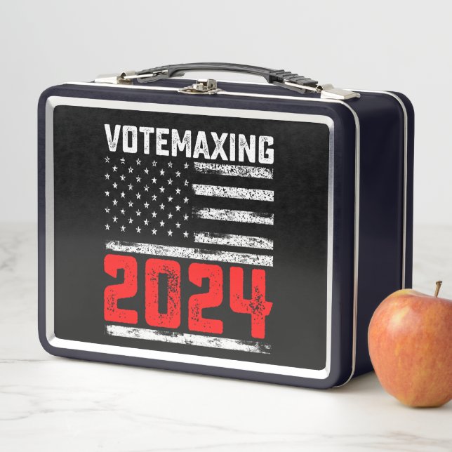 Lunch Box VoteMaxing 2024 Élection présidentielle de Trump (En situation)