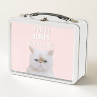 Vous êtes Fluffy Kitten Me Citer drôle Chat rose b