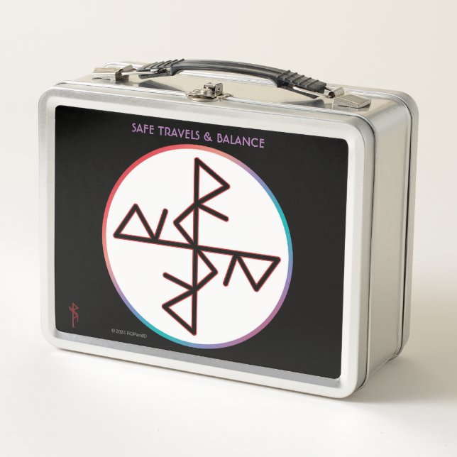 Lunch Box Voyage en sécurité Bindrune #RuneKids (Devant)