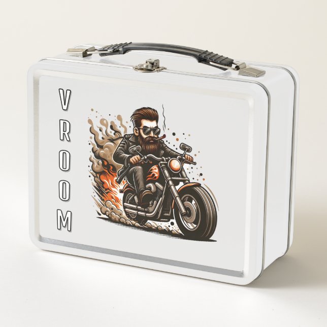 Lunch Box Vroom Biker (Devant)