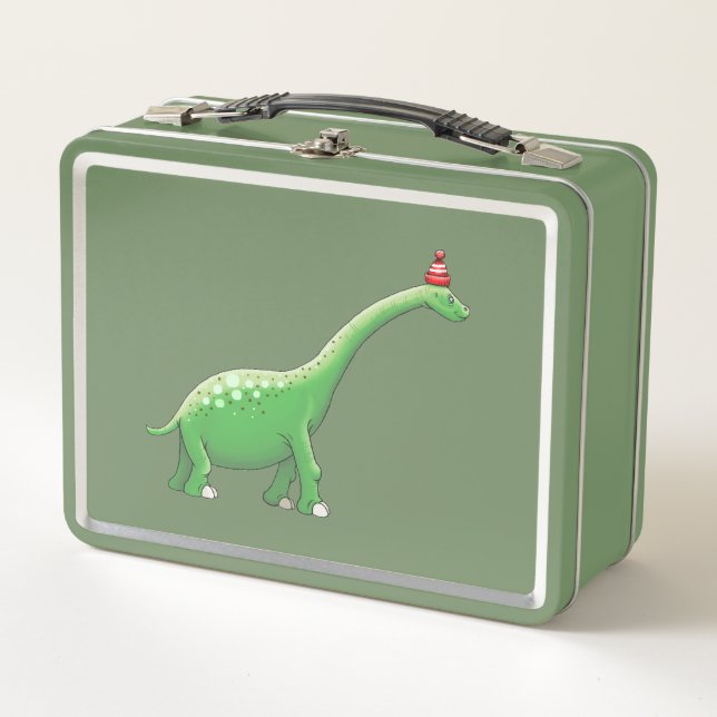 Lunch Box Walter le dinosaure à long cou (Devant)