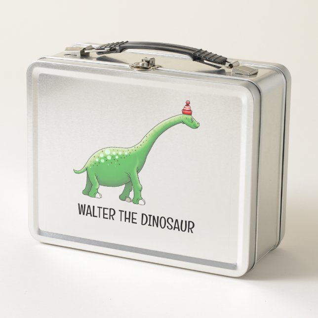 Lunch Box Walter le dinosaure à long cou (Devant)