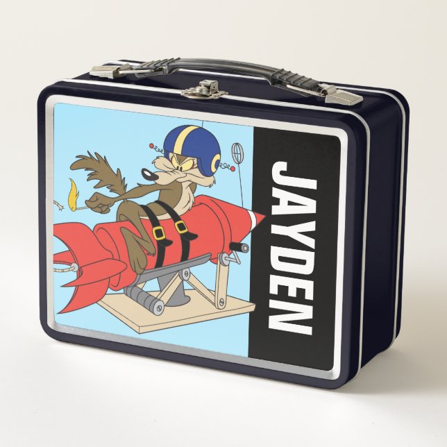 Lunch Box WILE E. COYOTE™ lance Red Rocket | Ajouter un nom (Devant)
