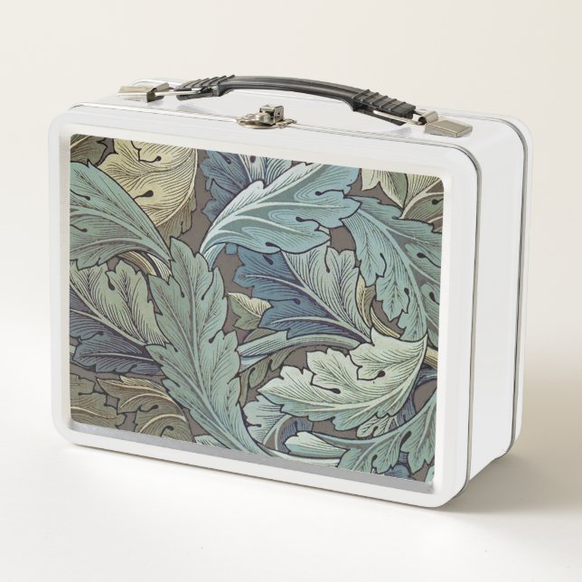 Lunch Box William Morris Acanthus Sage Fleur Floral Botaniqu (Devant)