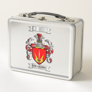 Lunch Box Williams Family Surname And Shield