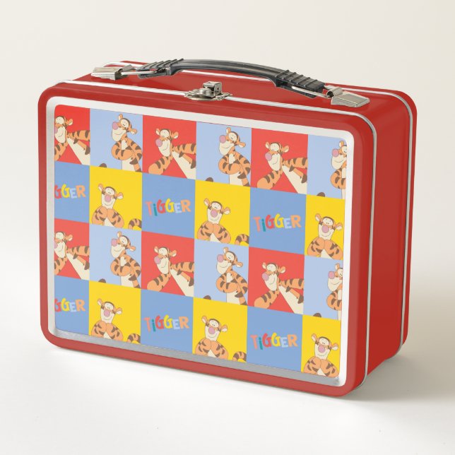 Lunch Box Winnie l'Ourson| Motif en mosaïque brillante (Devant)