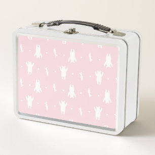 Lunch Box Winnie l'Ourson  Pink Pastel Polka Dot Motif