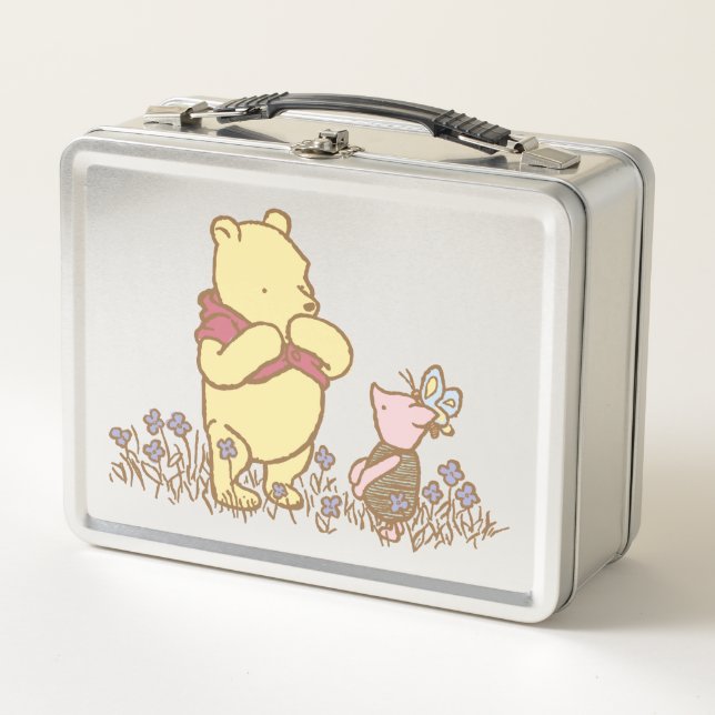 Lunch Box Winnie l'Ourson| Pooh and Piglet in Field Classic (Devant)