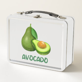 Lunch box with avocado for kids 