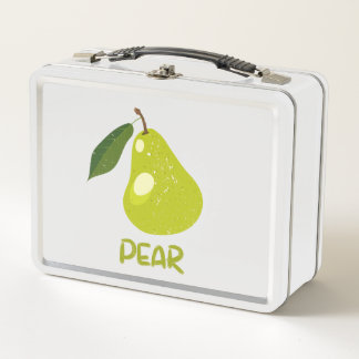 Lunch box with pear for kids 