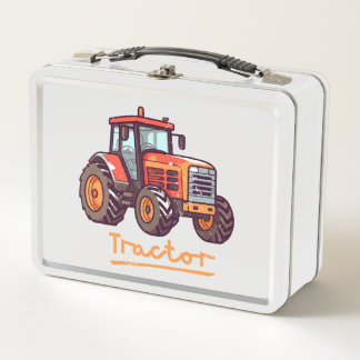 Lunch box with Tractor for kids 