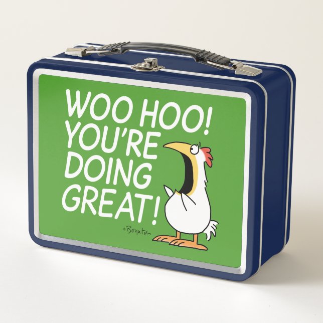 Lunch Box WOO HOO! YOU'RE DOING GREAT! Sandra Boynton (Devant)