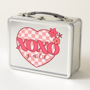 Lunch Box XOXO   Coeur rose mignon et amoureux