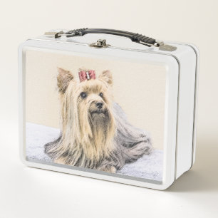 Lunch Box Yorkshire Terrier Peinture - Cute Original Chien A
