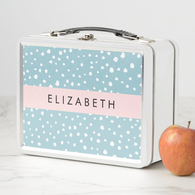 Lunch Box Zones Dalmatiennes Bleues, Points Dalmatiens, Votr (En situation)