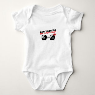 Lunch Break Is My Superpower-school t-shirt Baby Bodysuit