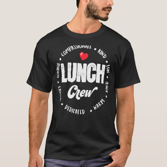 Lunch Crew Group Matching School Cafeteria Squad S T-Shirt (Front)