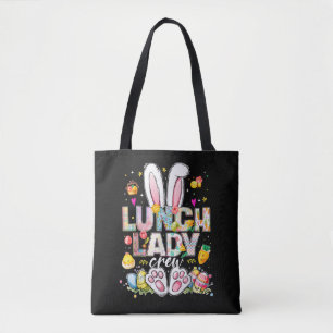 Lunch Lady Crew Funny Bunny Tote Bag