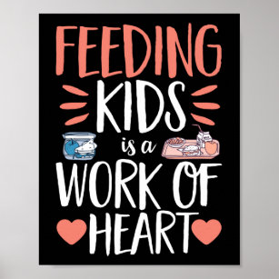 Lunch Lady Feeding Kids Is A Work Of Heart Lunch Poster