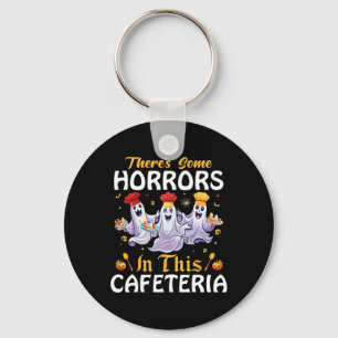 Lunch Lady Halloween There's Some Horrors In This  Keychain