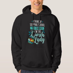 Lunch Lady Holiday School Cafeteria Worker Hoodie