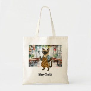 Lunch Lady is in cafeteria Tote Bag
