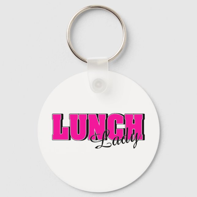 Lunch Lady Keychain (Front)