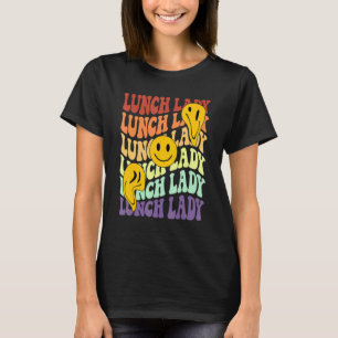 lunch lady retro smile face back to school Cafeter T-Shirt