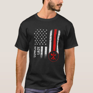 Lunch Lady School Food Attendant Ladies T-Shirt