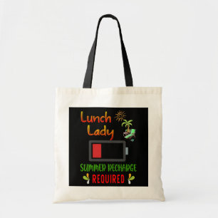 Lunch Lady Summer Recharge Required Tote Bag
